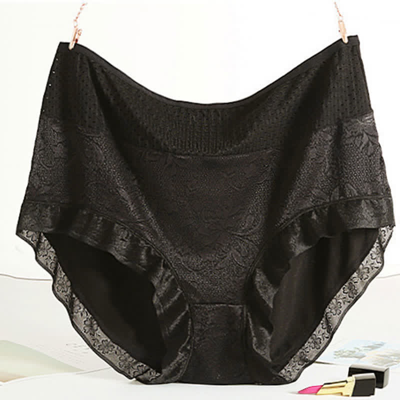 High-Waisted Thin Panty(5 Pairs) - Multicolor(7 Pairs) - 5XL - image 8