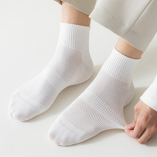 Plusock Seamless Mesh Quarter Socks(5 Pairs) - image 0