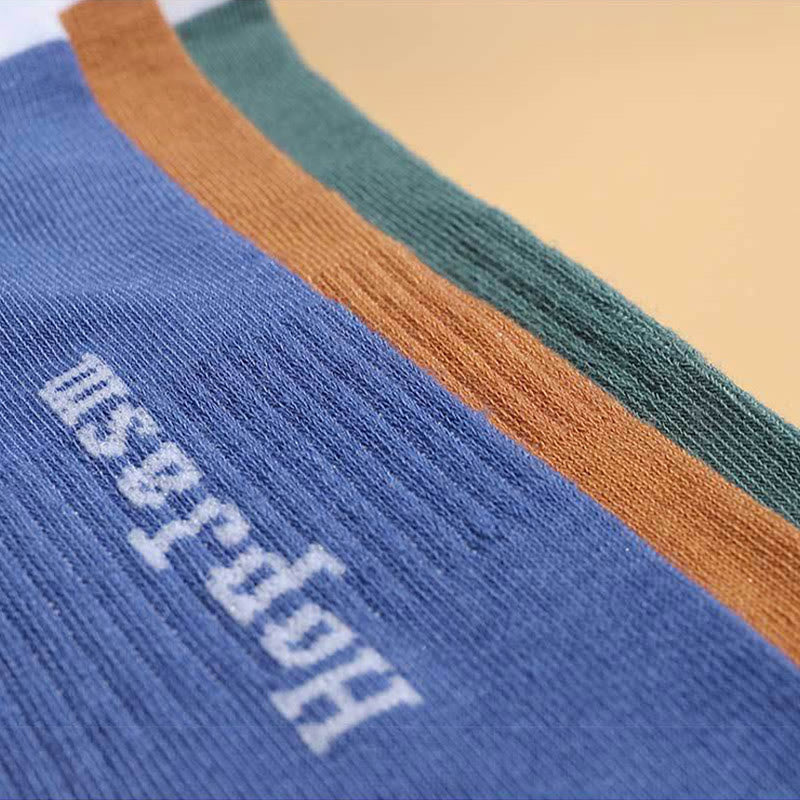 Letter Mesh Ankle Socks(5 Pairs) - image 8