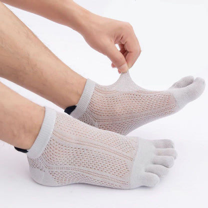 Plus Size Five Toes Cotton Alignment Socks(4 Pairs)