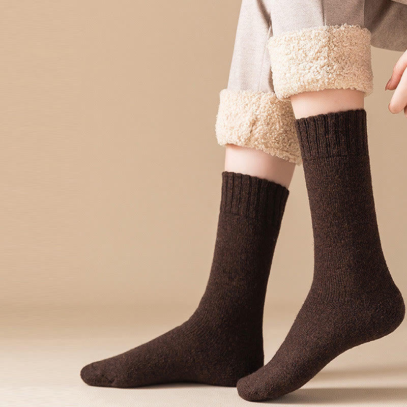 Plus Size Thickened Quarter Socks(5 Pairs) - image 2