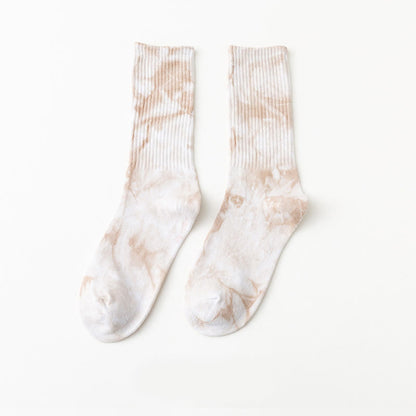 Plusock Tie-dye Crew Socks(5 Pairs) - image 11