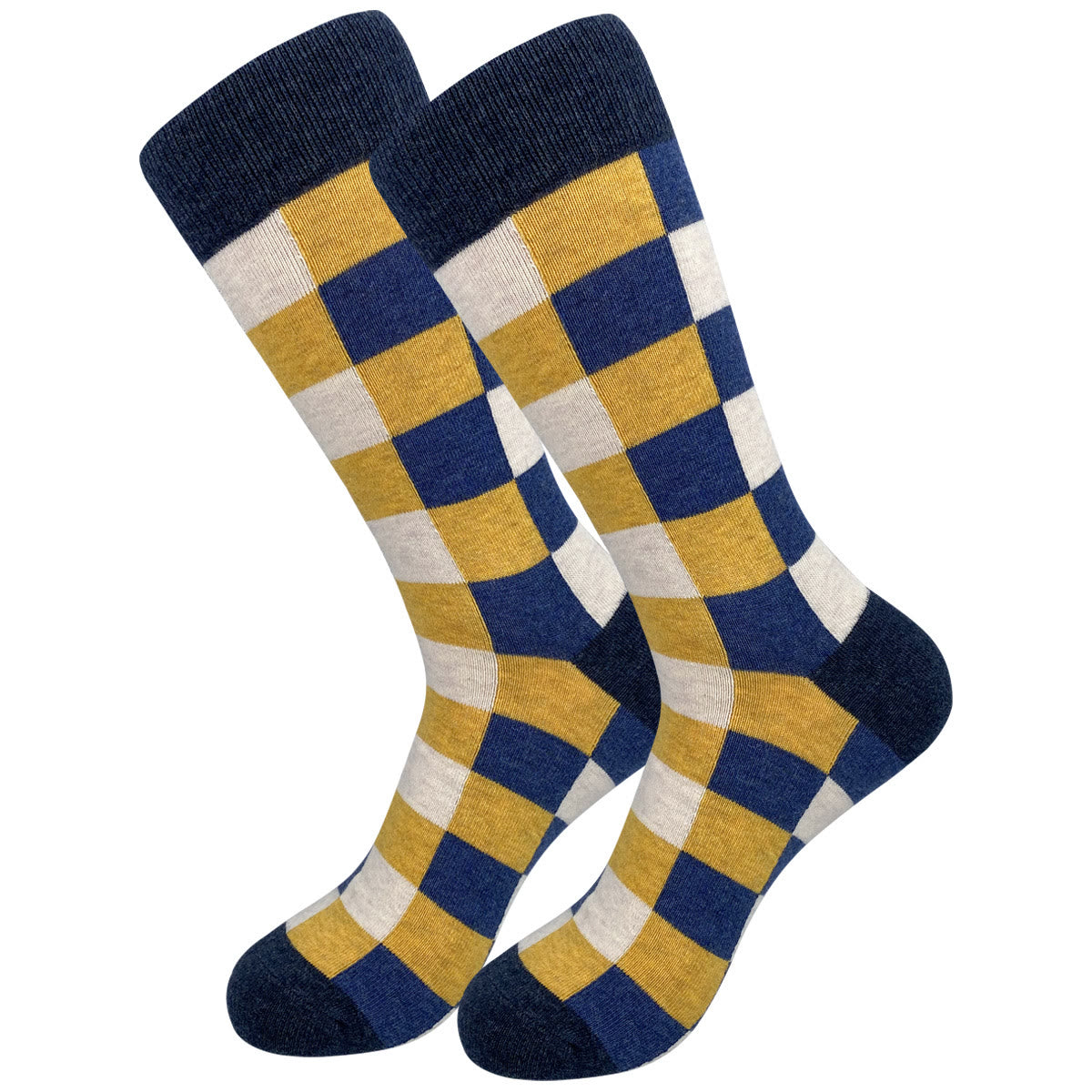 Plusock Fashion Plaid Crew Socks(5 Pairs) - image 5