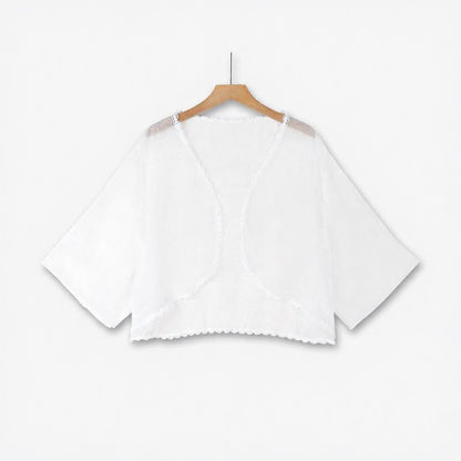 Romantic Ditsy Dot Dress Two Piece Set - Blouse - 6XL - image 2