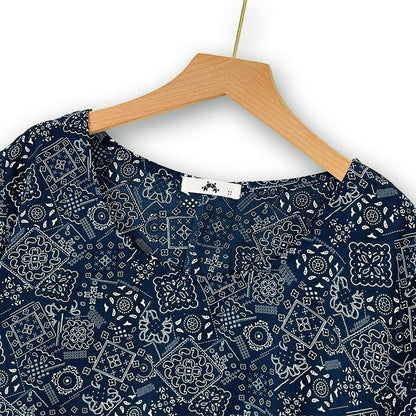 Boho Print Relaxed Midi Dress - image 1