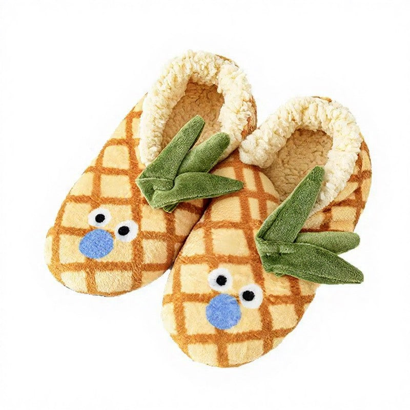 Tomato Blossom Coral Fleece Slipper Socks - Yellow - EU36-40(US3-7) - image 16