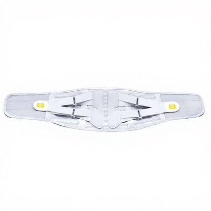 Breathable Lumbar Support Waist Brace - Grey - 2XL - image 6