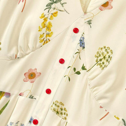 Botanical Button Front Maxi Dress - image 5
