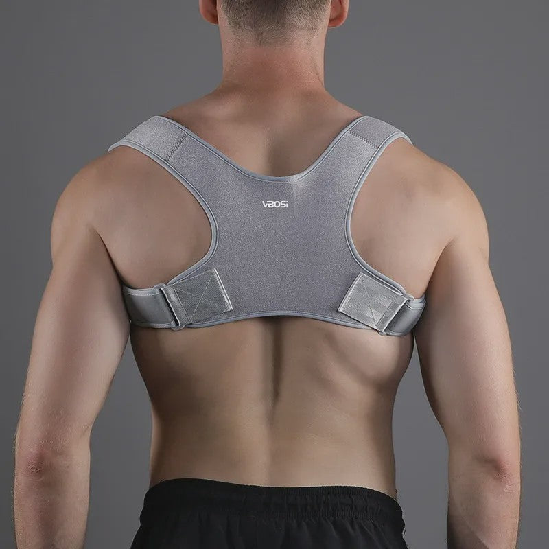 Adjustable Ergonomic Back Posture Corrector - Grey - 2XL - image 3