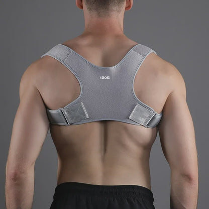 Adjustable Ergonomic Back Posture Corrector - Grey - 2XL - image 3