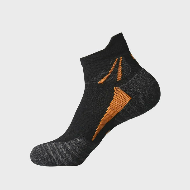 Active Mesh Cushion Ankle Compression Socks(3 Pairs) - Black - EU39-43(US6-9) - image 5