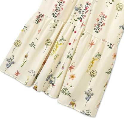 Botanical Button Front Maxi Dress - image 4