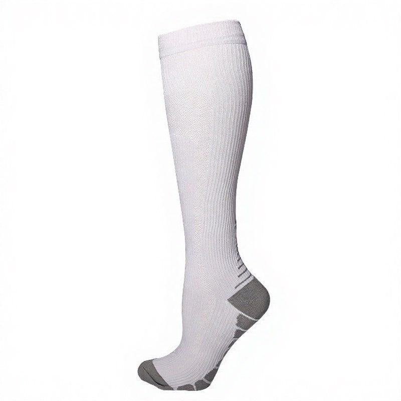 Solid Color Arrow Pattern Compression Socks(5 Pairs) - image 10