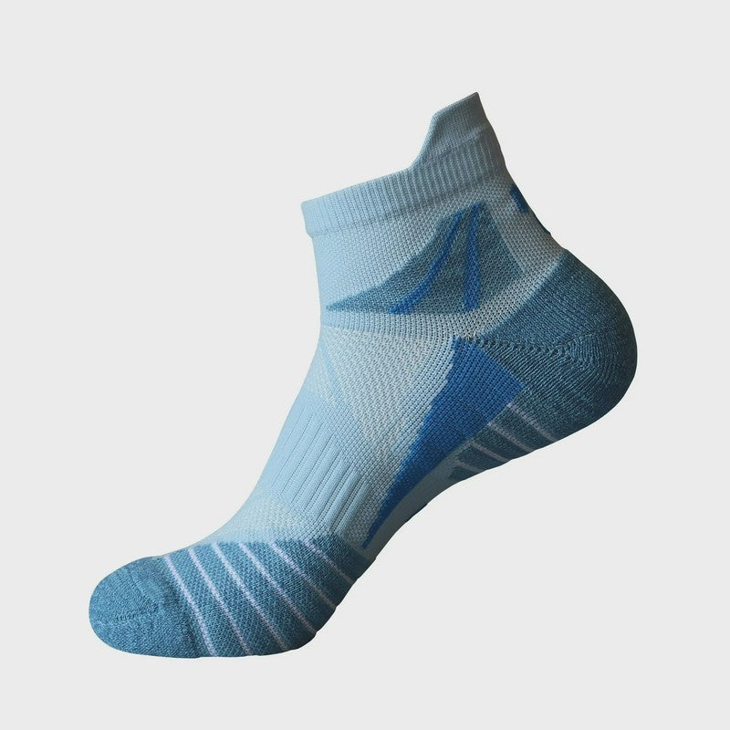 Active Mesh Cushion Ankle Compression Socks(3 Pairs) - Sky Blue - EU39-43(US6-9) - image 4