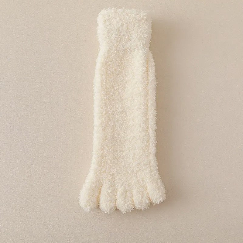 Cozy Alignment Socks(3 Pairs) - Beige - EU36-40(US3-6) - image 11