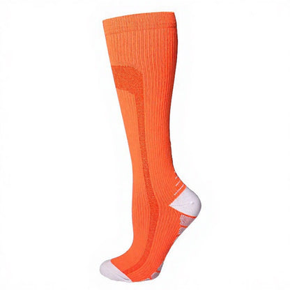 Solid Color Arrow Pattern Compression Socks(5 Pairs) - image 11