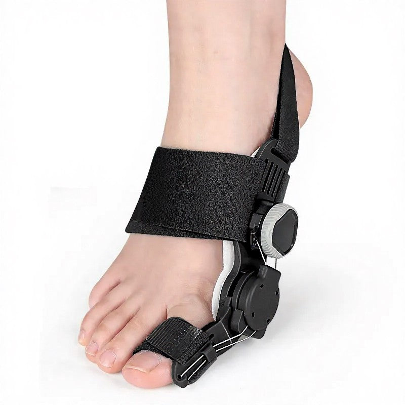 Adjustable Open Toe Bunion Support Brace - Black - One Size - image 2