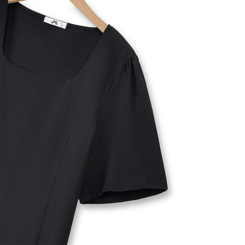 Minimalist Square Neck Wide Leg Two Piece Pant Set - image 5