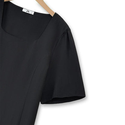 Minimalist Square Neck Wide Leg Two Piece Pant Set - image 5