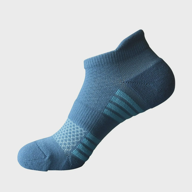 Thickened Cotton Blend Ankle Compression Socks(5 Pairs) - Navy Blue - EU38-43(US5-9) - image 1