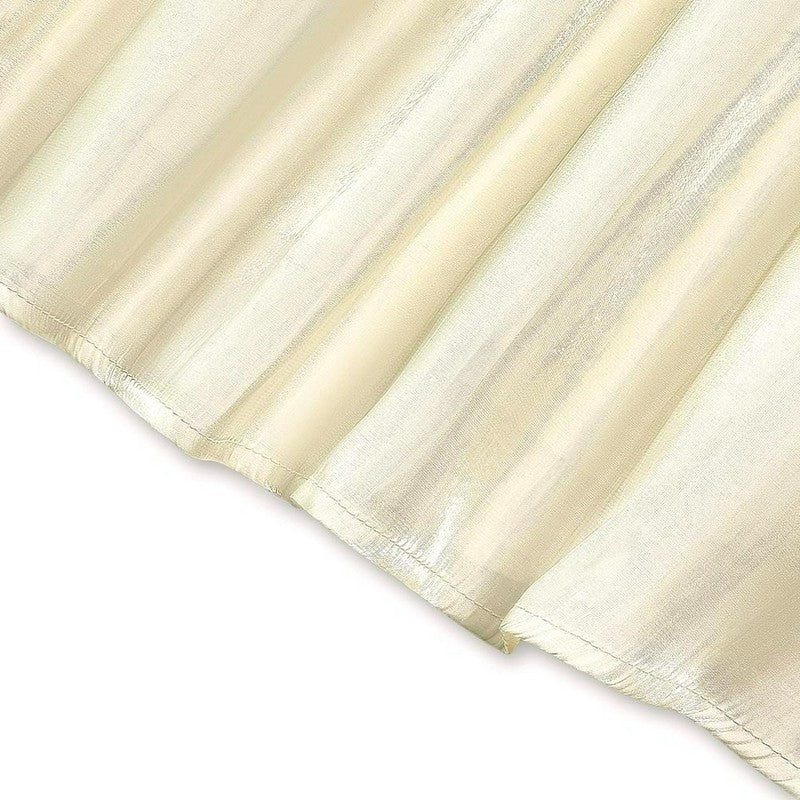 Silky Pleated Midi Skirt - image 3
