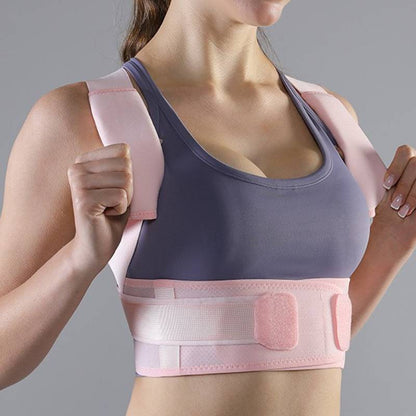 Breathable X Back Posture Corrector - Pink - 2XL - image 5