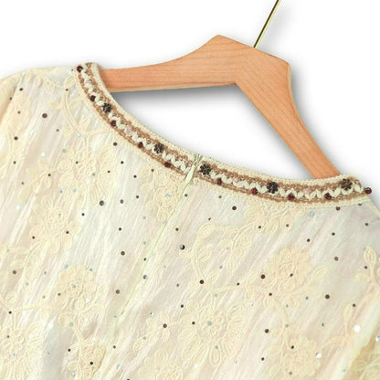 Broderie Anglaise Tassel Resort Midi Dress - image 6