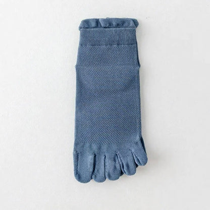 Breathable Alignment Socks(5 Pairs) - Blue - EU39-44(US6-10) - image 5