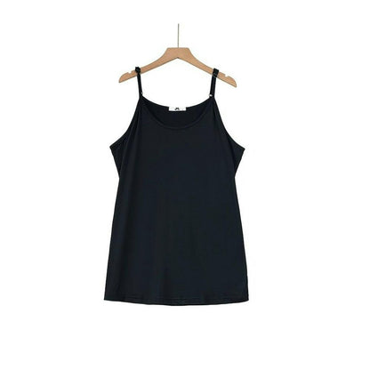 Lace Cover Up Cami and Midi Skirt Three Piece Set - Camisole (Black) - 6XL - image 5