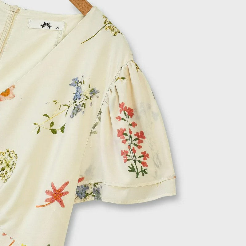 Botanical Button Front Maxi Dress - image 2
