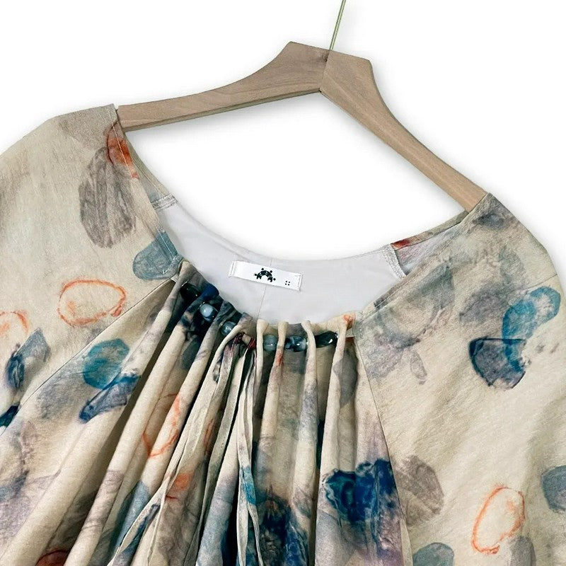 Watercolor Floral Relaxed Maxi Dress - image 2