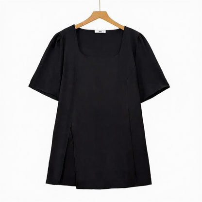 Minimalist Square Neck Wide Leg Two Piece Pant Set - image 1
