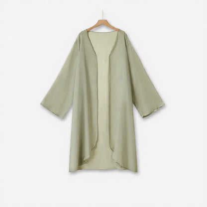 Sage Floral Two Piece Skirt Set - Blouse - 6XL - image 11