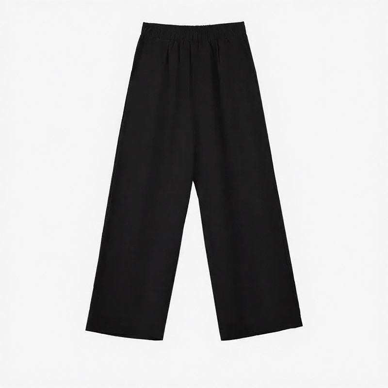 Minimalist Square Neck Wide Leg Two Piece Pant Set - image 2