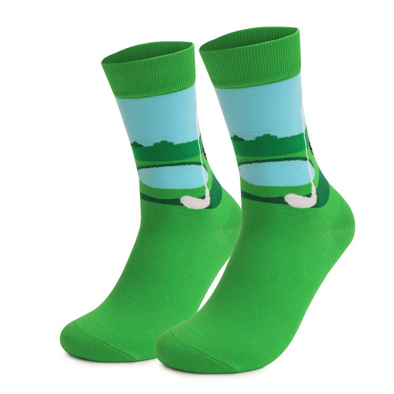 Golf Day Quarter  Socks(3 Pairs) - Green - EU39-45(US6-11) - image 4
