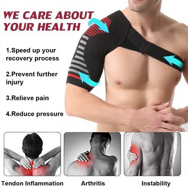 Knitted Single Shoulder Support Brace - image 7