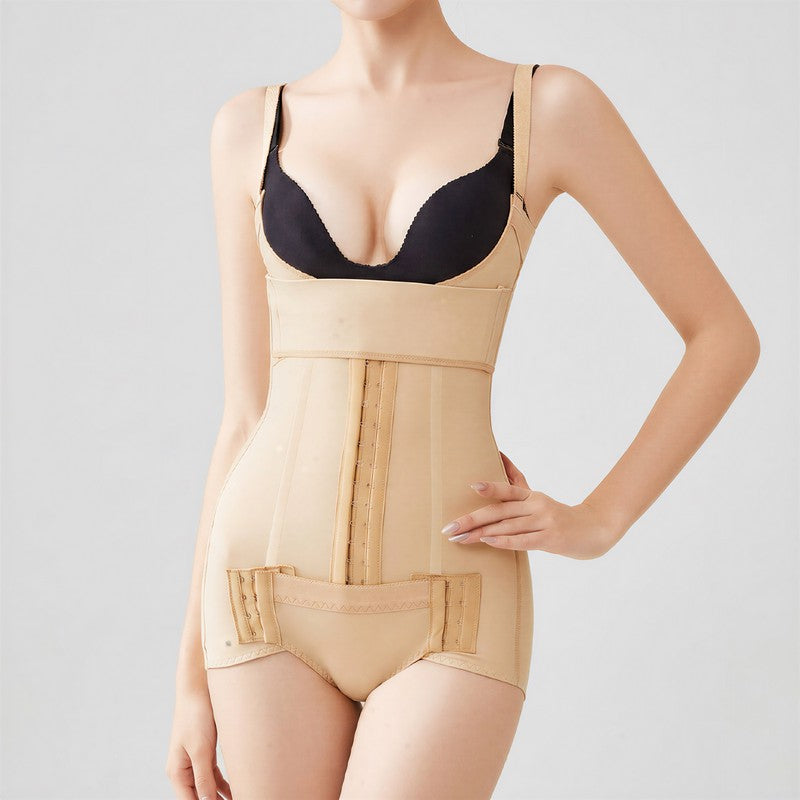 Open-bust Front Closure Shaping Bodysuit - image 6