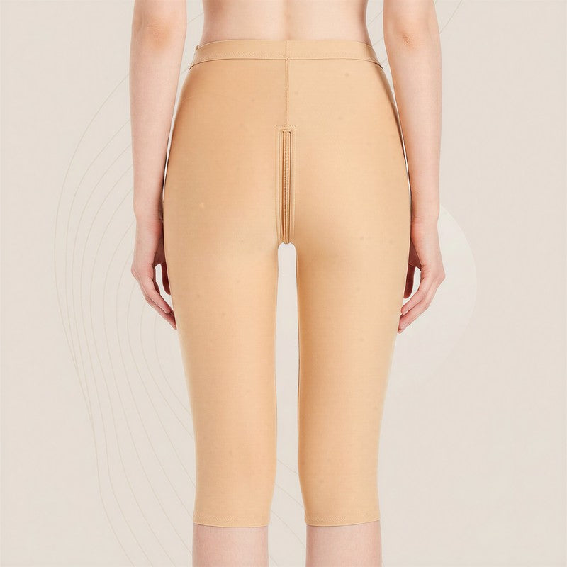 High-Waisted Dual-Zip Thigh-Shaping Capri Pants - image 5