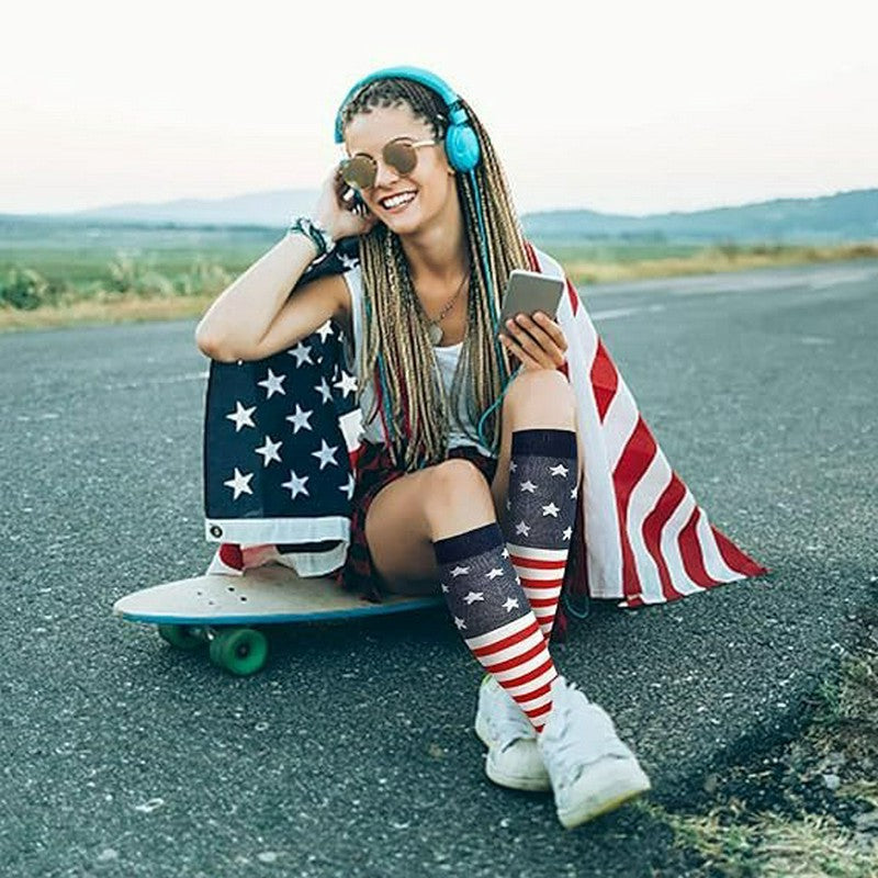 American Flag Compression Socks(6 Pairs) - image 3