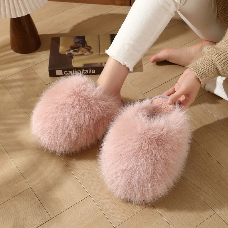 Plus Size Blush Plush Slippers - image 2