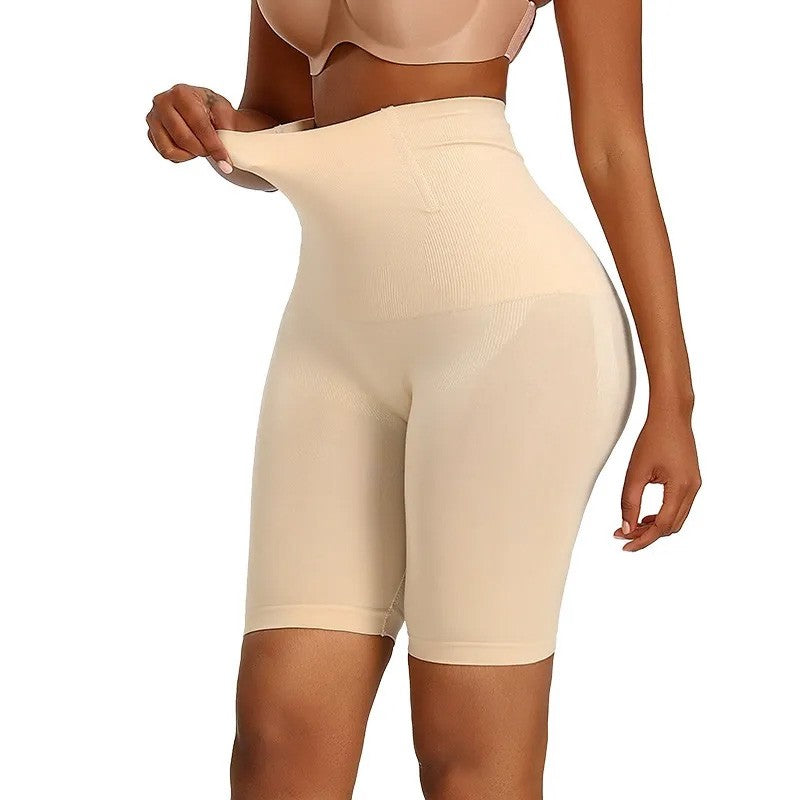 Seamless High Waist Sculpting Mid Thigh Shapewear Shorts - image 4