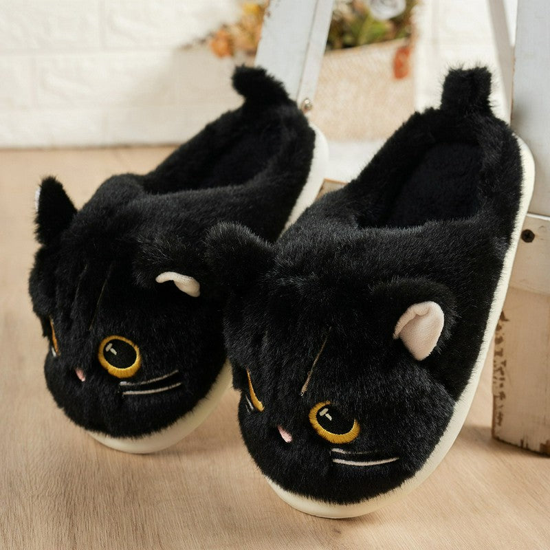 Cat Plush Soft Sole Indoor Slippers - image 11