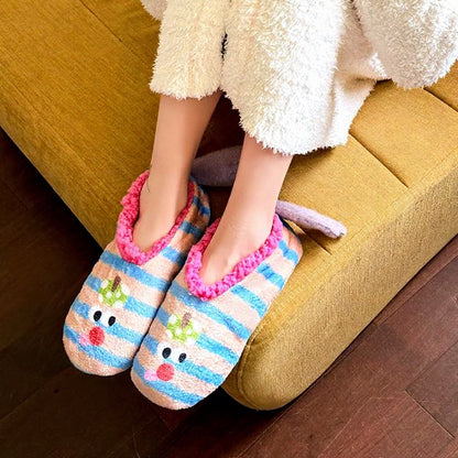 Tomato Blossom Coral Fleece Slipper Socks - image 3