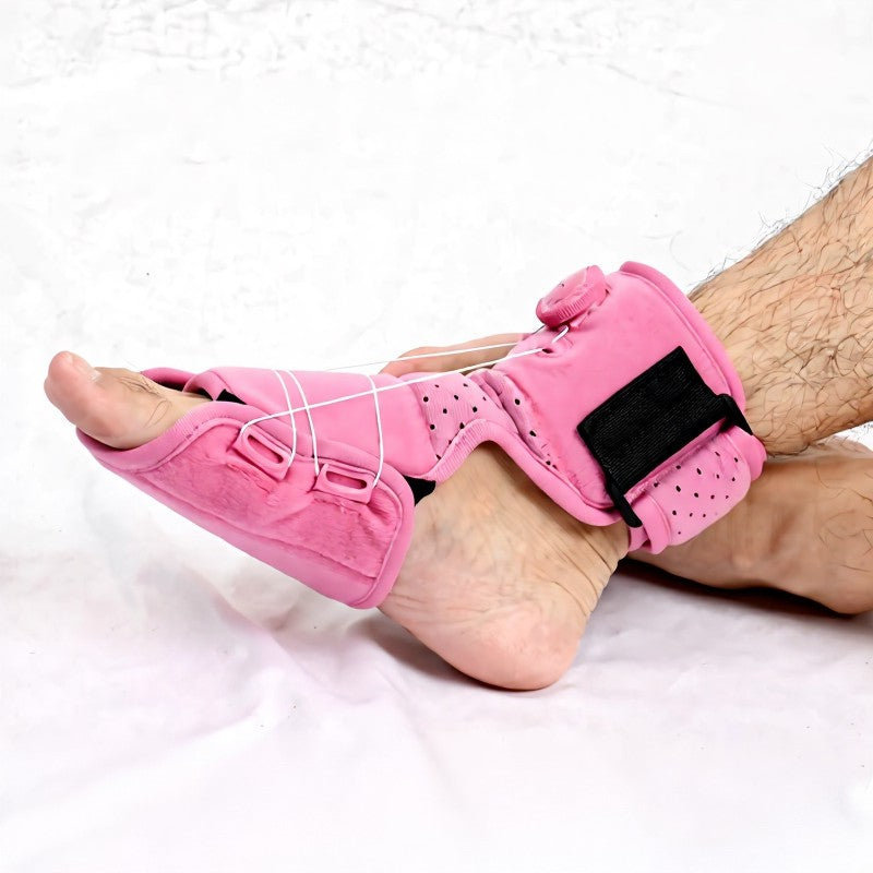 Adjustable Foot Drop Night Splint Ankle Brace - Pink - EU36-45(US3-11) - image 2