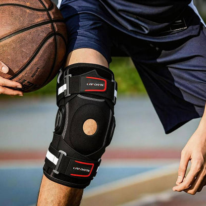 Hinged Stability Support Knee Brace - Black - 3XL - image 0
