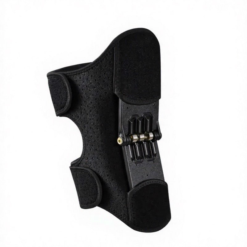 Breathable Carbon Spring Compression Knee Brace - Black - XL - image 6