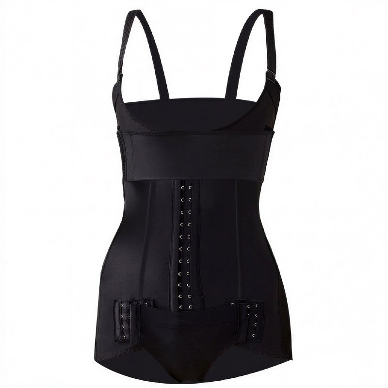 Open-bust Front Closure Shaping Bodysuit - image 9