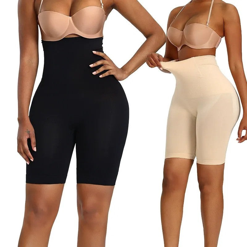 Seamless High Waist Sculpting Mid Thigh Shapewear Shorts - image 0