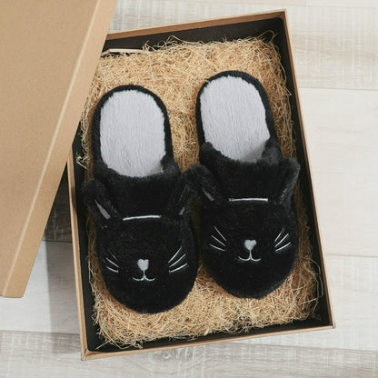 Cozy Cat Plush House Slippers - image 10