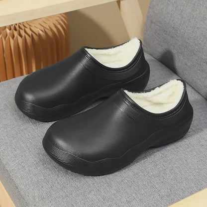 Cozy Fleece Lined EVA Work Shoes - image 3